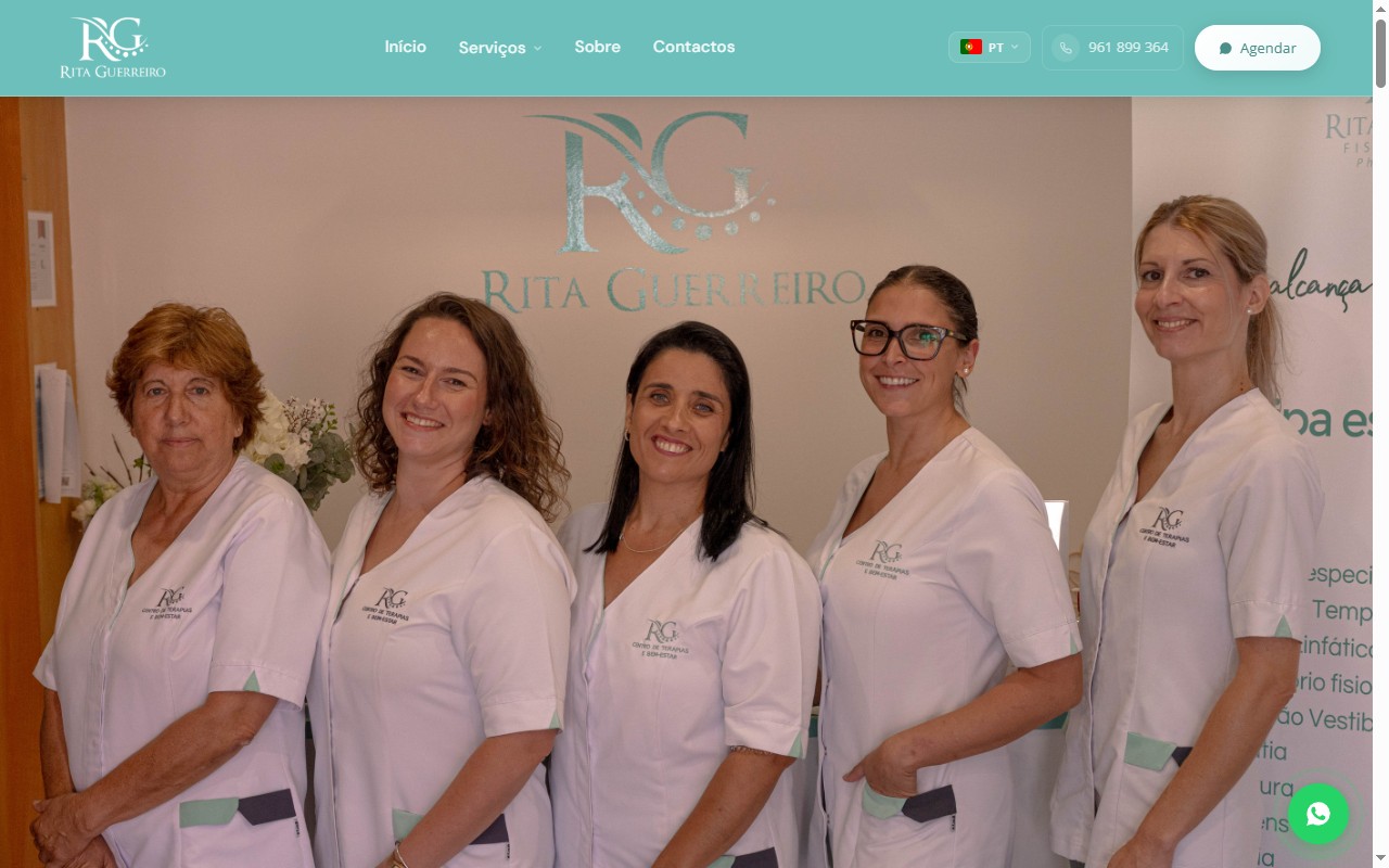 Site da Clínica Rita Guerreiro